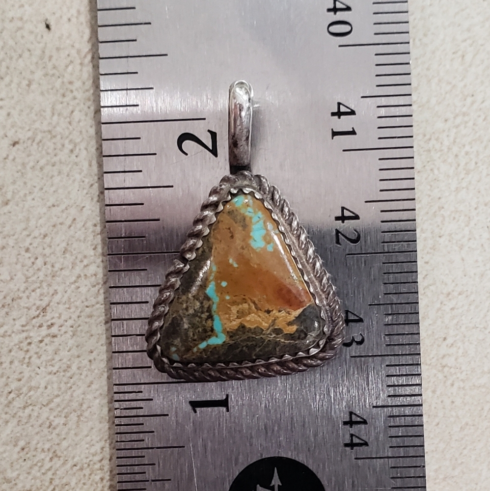 💢SOLD💢Native American Royston Turquoise Pendant